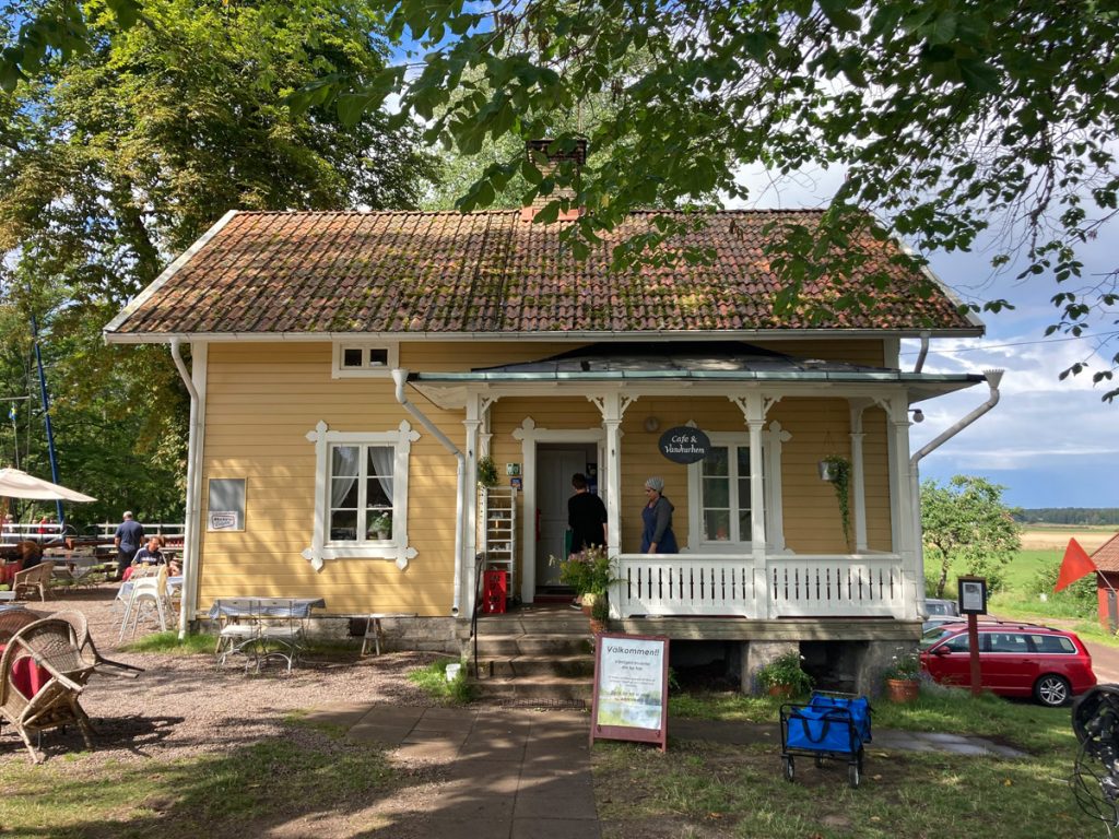 Schleusencafé an der Schleuse Hajstorp
