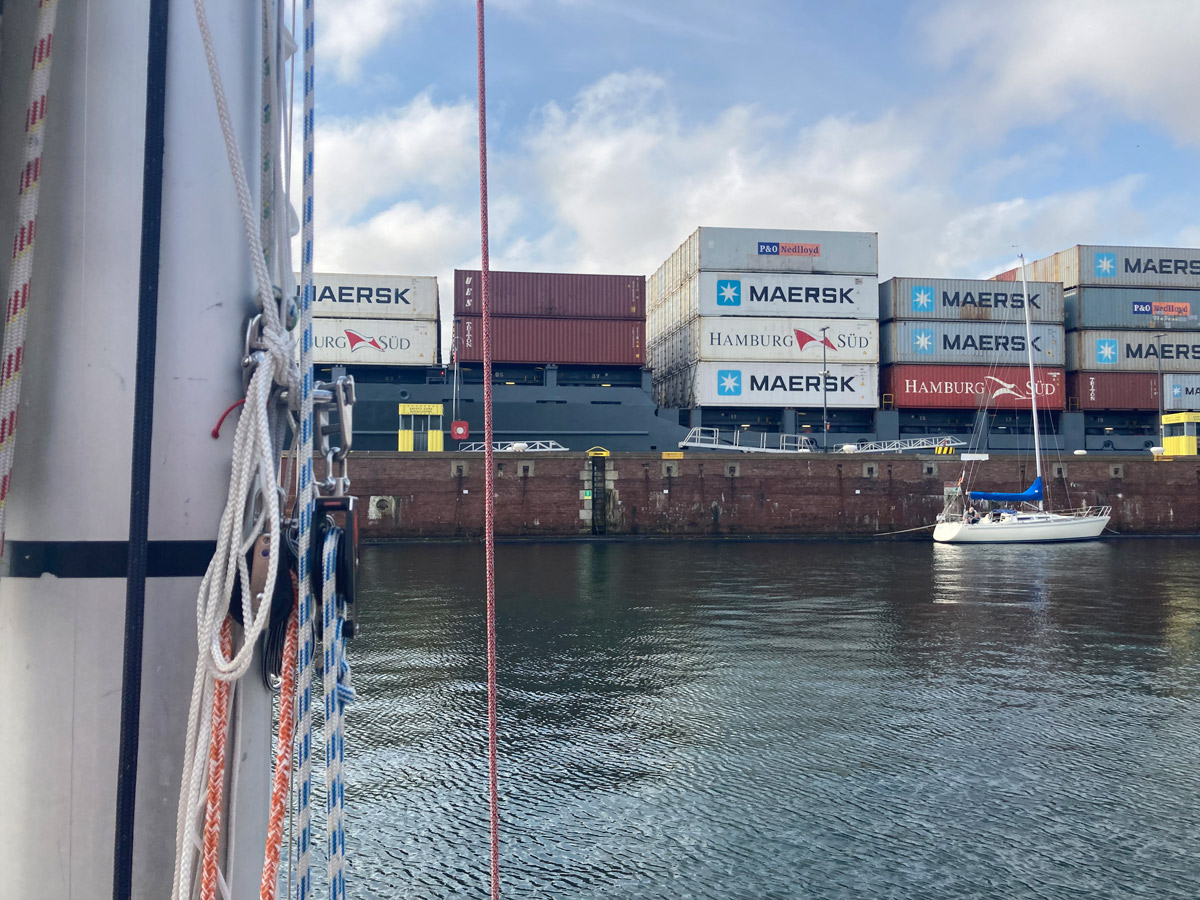 Du betrachtest gerade Nord-Ostsee-Kanal und Elbe: Zurück nach Hamburg